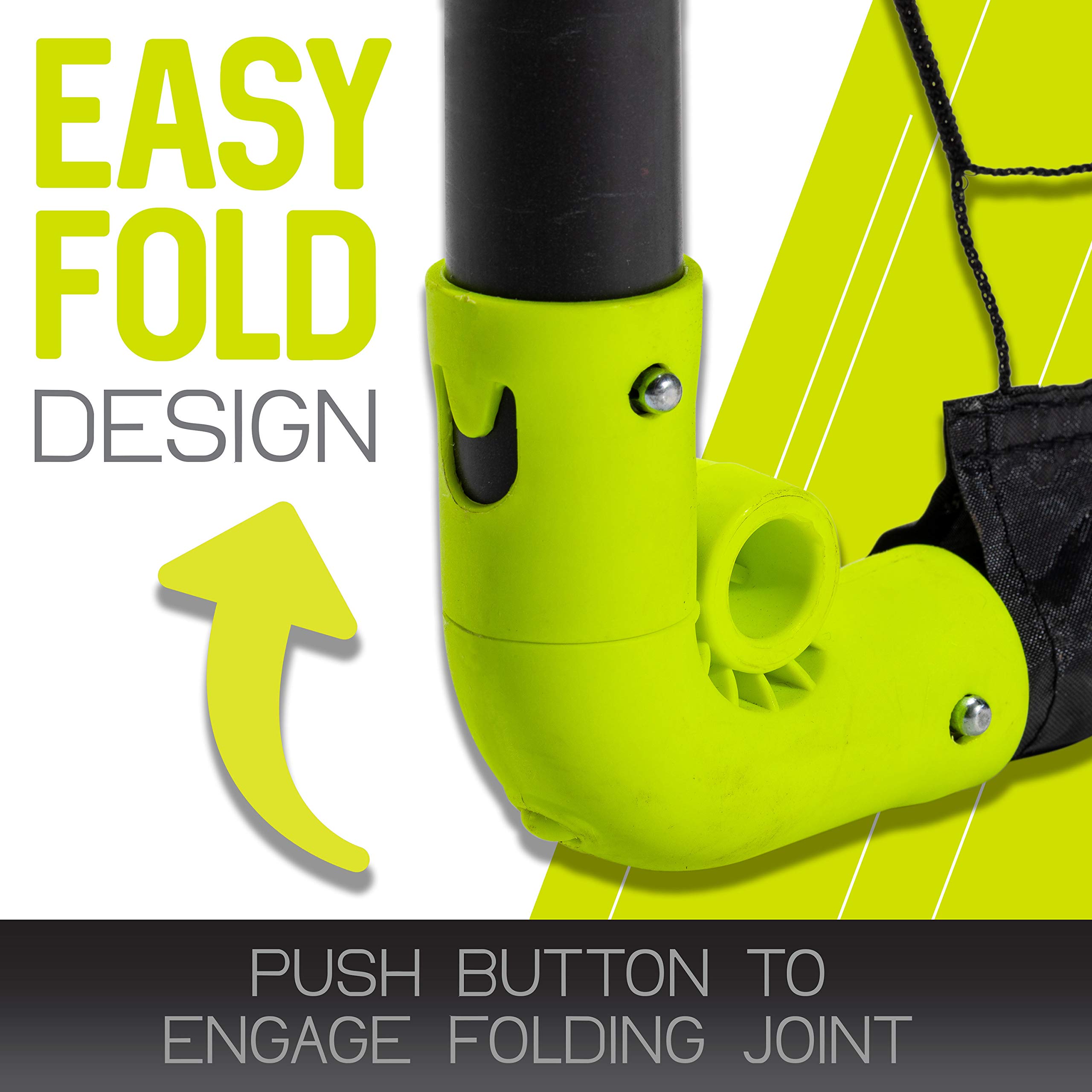 Franklin Sports Blackhawk Insta-Set Portable Soccer Goal - 6' x 4'