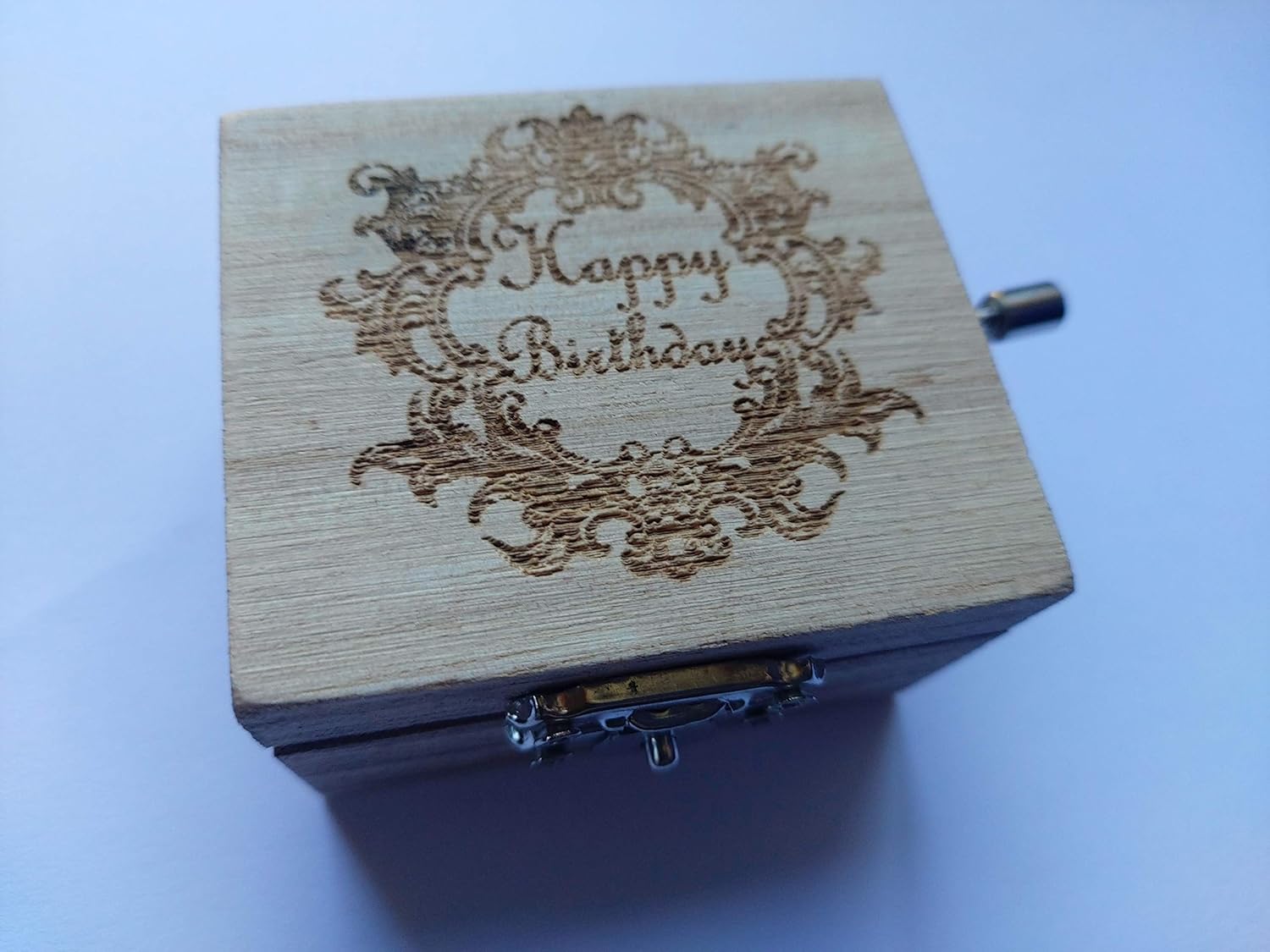 wooden Happy Birthday playing music box Amazon.co.uk Handmade