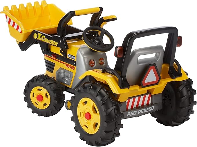 peg perego excavator pedal tractor