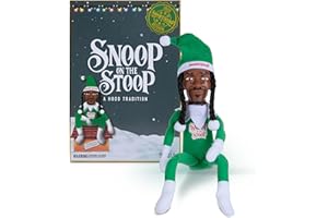 Snoop Dogg Snoop on the Stoop Christmas Elf, 12” Small Christmas Shelf Décor, 2025 Version