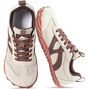 Barefoot Shoes Women Men Wide Toe Box, Zero Drop Grounded Non-Slip Sneakers for Trail Running Hiking Walking Biking Tennis, L