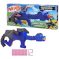 NERF Minecraft Ender Dragon Blaster, 4-Dart