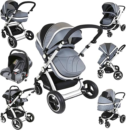 full travel system prams