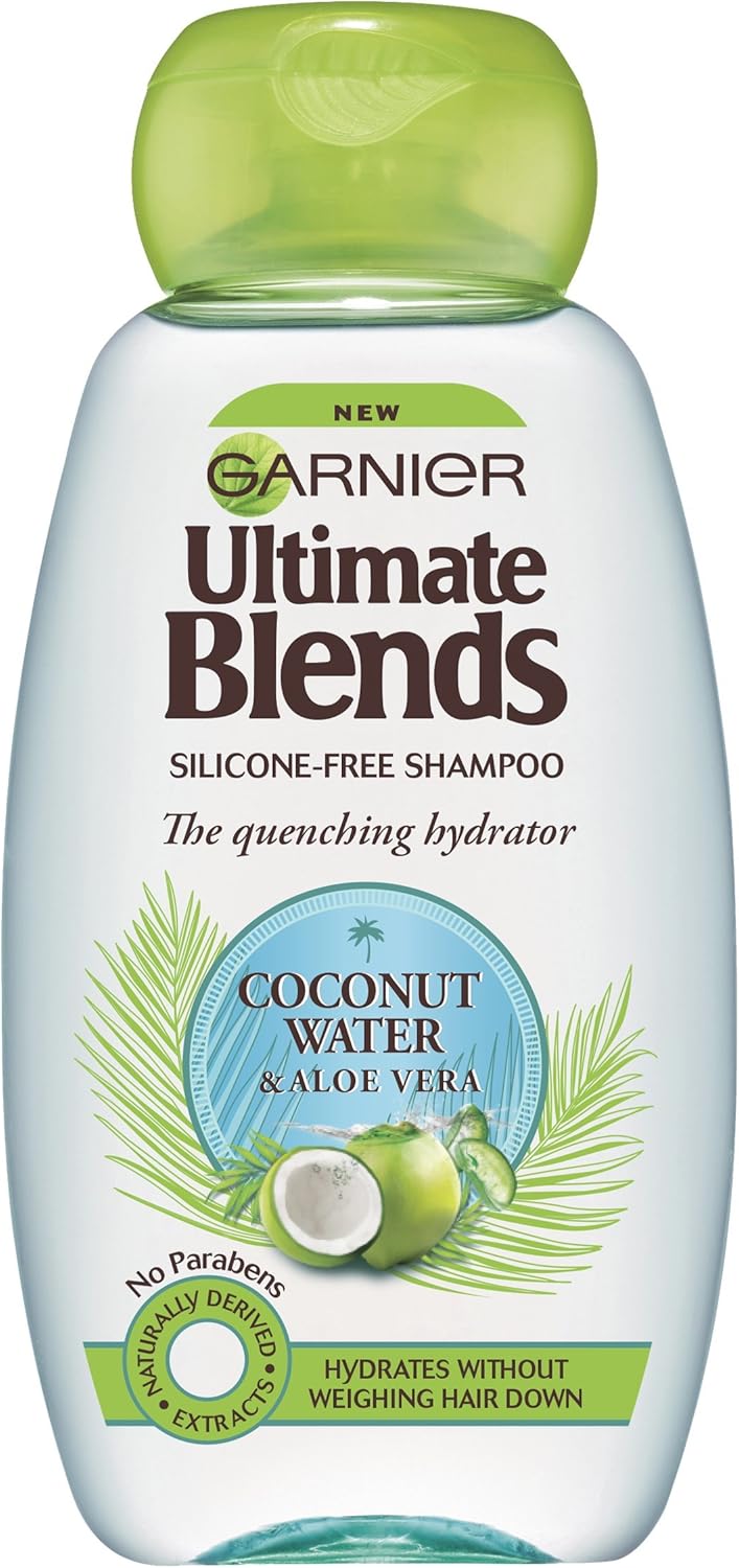 Garnier Ultimate Blends Coconut Water Dry Hair Shampoo, 250 ml Amazon