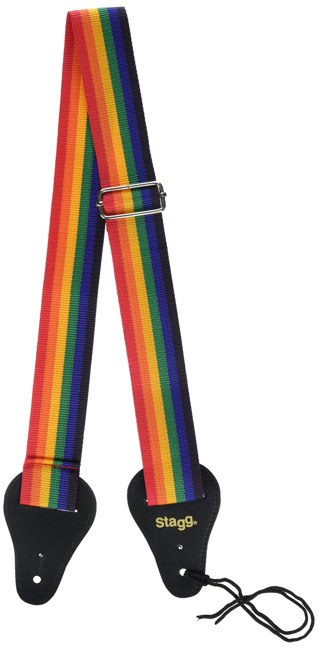 Stagg BJA018 Rainbow Guitar Strap - Nylon, 11548