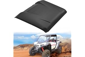 CUSAUTV Sport Roof Compatible with 2024 2025 Polaris RZR XP 1000 Accessories 3-Piece Combination Hard Roof Top Sun Visor Cover Replacement for 2884553 (3PCS, 2-Seat)