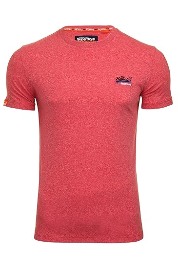 Superdry Herren Orange Label Vintage Embroidery S/S Tee T-Shirt