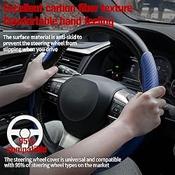 Amiss Car Carbon Fiber Anti-Skid Steering Wheel