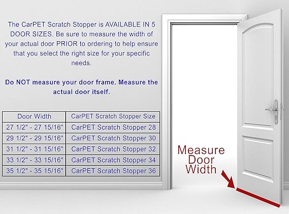 stop cat scratching carpet under door