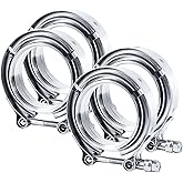 EVIL ENERGY 3.0 Inch V Band Clamp with Flange Male Female 304 Stainless Steel 4PCS