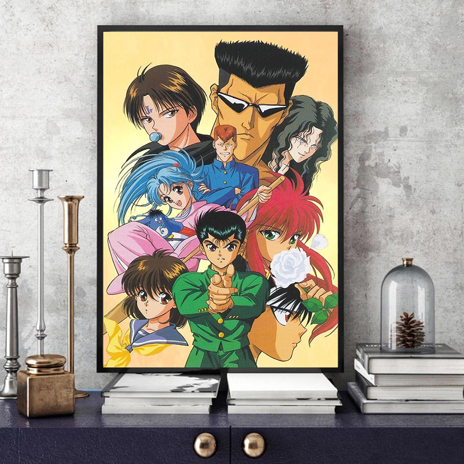 Amazon Co Jp 幽遊白書ゆうすけと恵子アニメポスター装飾画キャンバスウォールアートリビングルームポスター寝室画60x90cm 24x36inch フレームなし ホーム キッチン Amazon Co Jp 幽遊白書ゆうすけと恵子アニメポスター装飾画キャンバスウォールアートリビングルームポスター寝室画60x90cm 24x36inch フレームなし ホーム キッチン