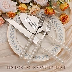 TUKDAK Personalized Cake Cutting Set With