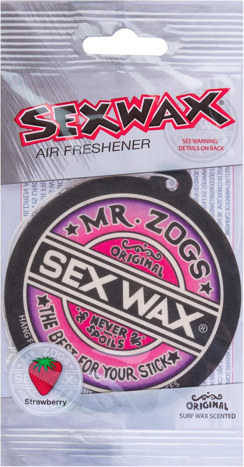 Sex Wax Genuine Mr Zogs Air Freshener 3 Pack Strawberry Pink
