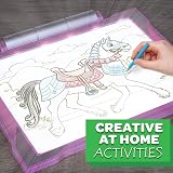 Crayola Light Up Tracing Pad Pink – 1 Graphite Pencil 12 Colored Pencils view 7