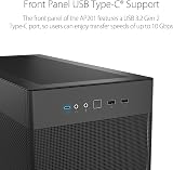 ASUS Prime AP201 MicroATX Case Black 360mm Radiator Support 338mm GPU view 6