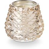 Illume Winter White Glass Pinecone Candle