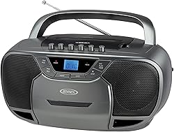 JENSEN CD-590-GR CD-590 1-Watt Portable Stereo CD