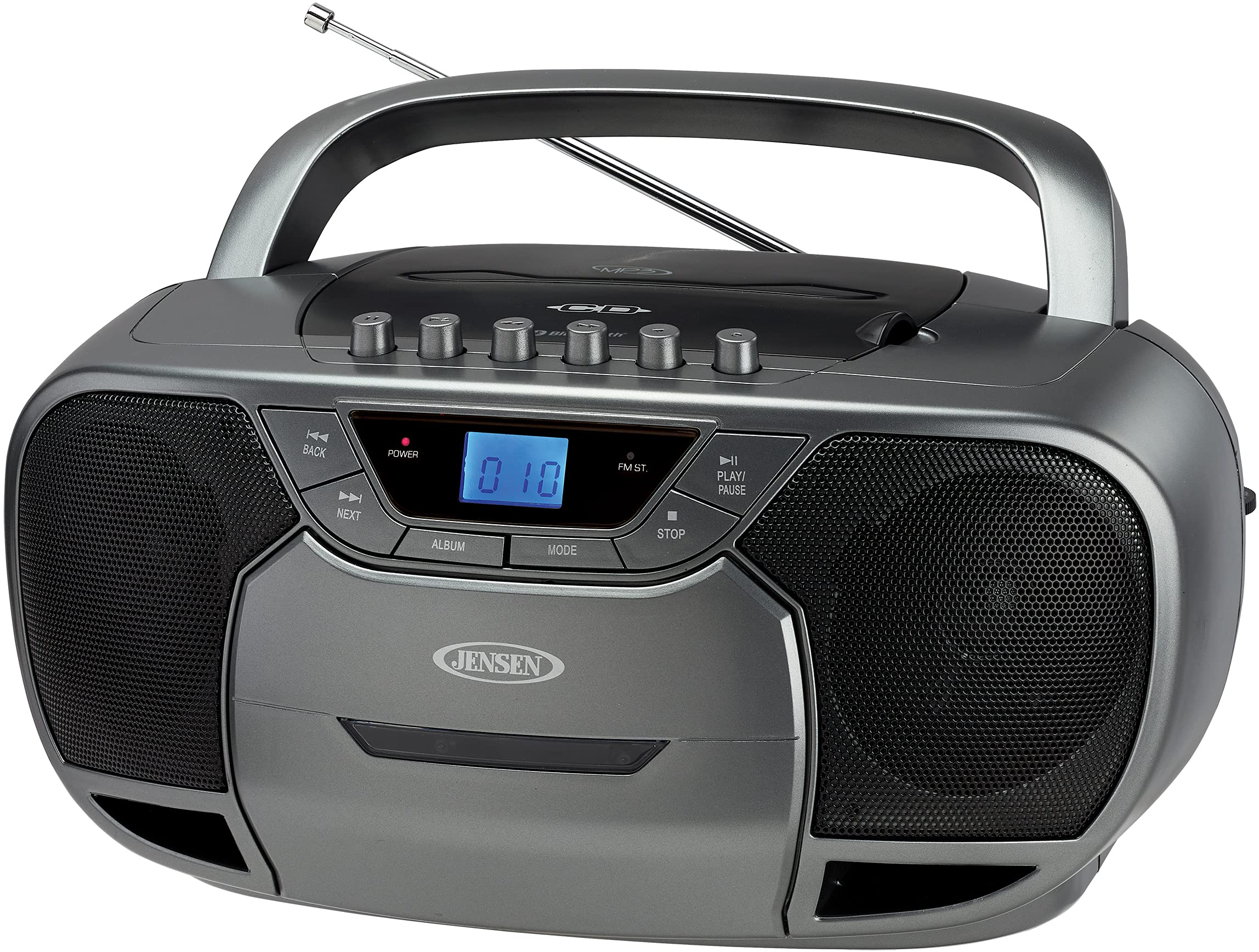 JENSEN CD-590-GR CD-590 1-Watt Portable Stereo CD