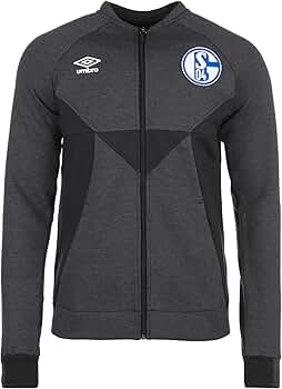 Umbro 2019 2020 Schalke Presentation Jacket Black Sports Outdoors Amazon Com
