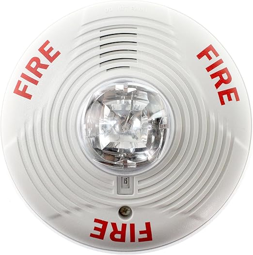 Amazon Com System Sensor Pc2w 2 Wire Horn Strobe Ceiling Mount