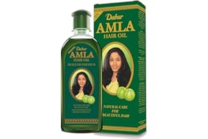 Dabur Amla Hair Oil – Nourishing Herbal Oil for Stronger, Thicker & Shinier Hair – Enriched with Amla Extracts to Reduce Fall, Strengthen Roots & Promote Healthy Growth – 500ml