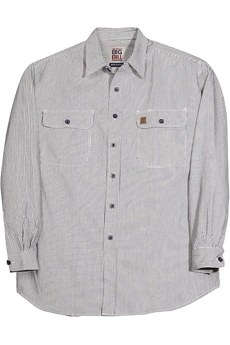 Big Bill Workwear Men's 193 Button Up Hickory Stripe Long Sleeve Work Shirt  - Made in USA/Canada (2X-Large) : Amazon.ca: Clothing, Shoes \u0026 Accessories