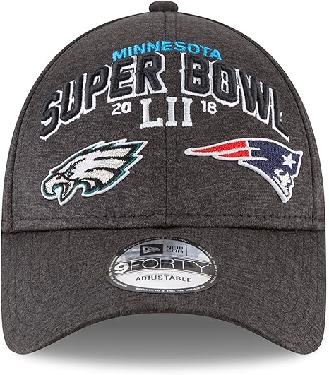 Amazon Com New Era New England Patriots Vs Philadelphia Eagles Super Bowl Lii Dueling Hat Clothing