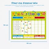 Fridge Magic Magnetic Reward Star Chart 40x30cm Behaviour Task Chore Visual view 4