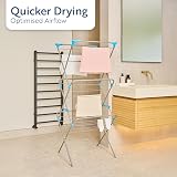 Minky 3 Tier Indoor Airer Drying Space 15 m Metal Silver view 7