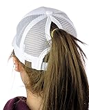 C.C Ponycap Messy High Bun Ponytail Adjustable Mesh