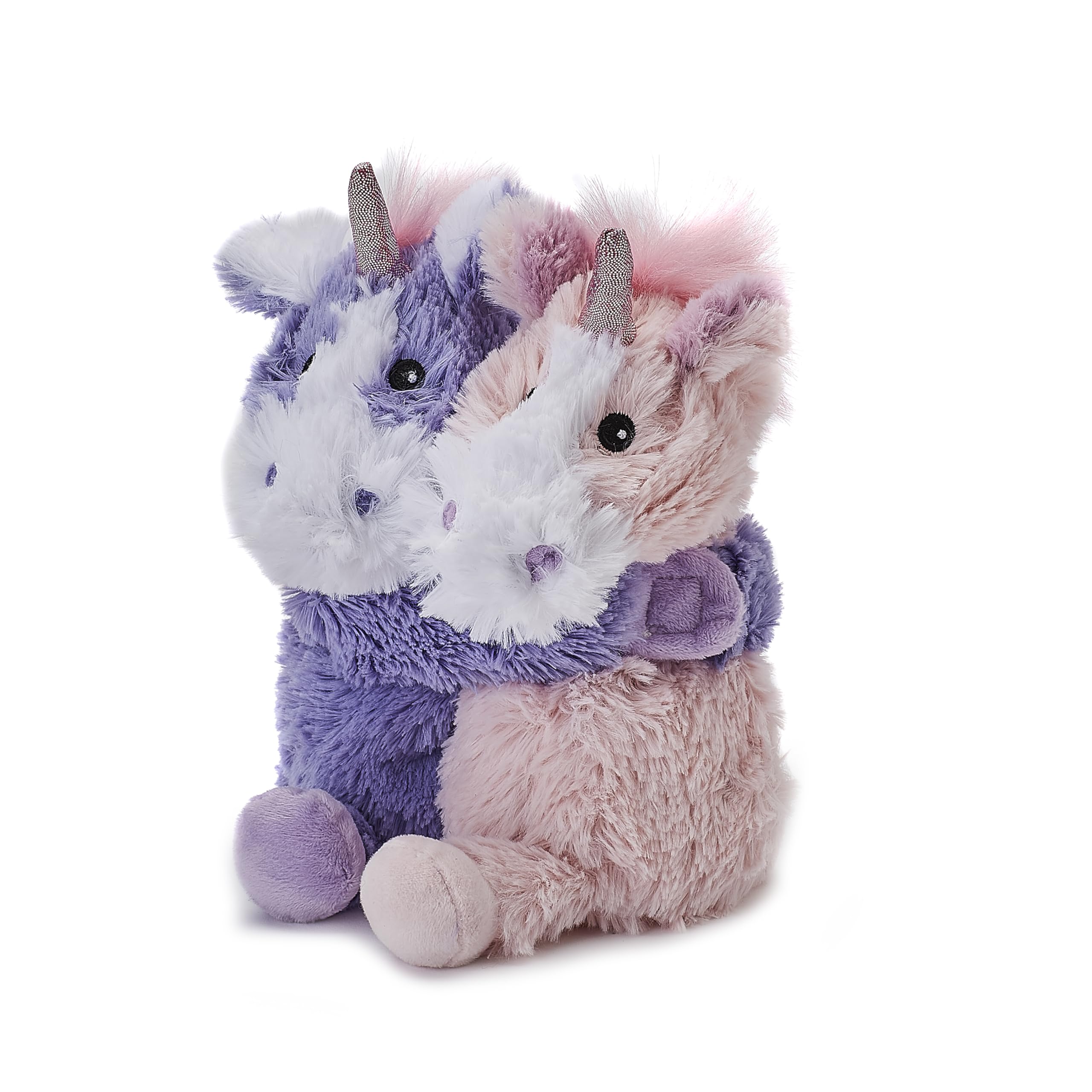 Warmies Warm Hugs Unicorn Microwavable s with French Dried Lavender Scent, Fully Heatable Heat Pad for Anxiety and Pain Relief