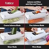 Fullstar 7-in-1 Vegetable Chopper & Mandoline Slicer White view 4
