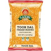 Laxmi Toor Dal, Traditional Indian Split Yellow Peas - 2lb Bag