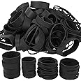 Foshine Tactical Rubber Bands Black Assorted Size #94#82#64#33 (227g/0.5 lb)