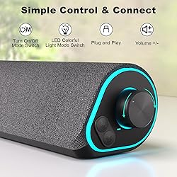 SOULION R50 Bluetooth Computer Speakers, 3.5mm PC