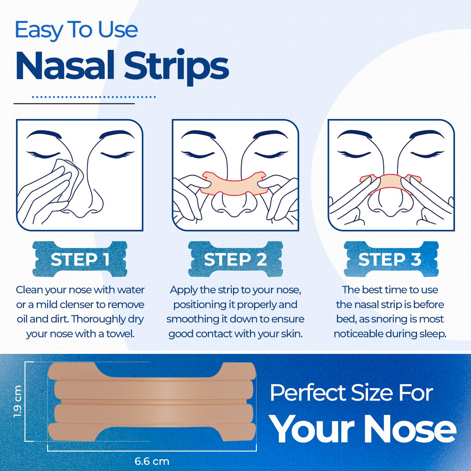 OhmRx Silence Breathe Nose Strips 90 Strips Advanced Nasal Strip for
