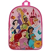 Disney Princess Backpack for Kids - Cute & Durable Kids Backpack for Girls with Padded Straps & Zip Compartment - Ideal Toddler Bookbag for School & Travel - 15”