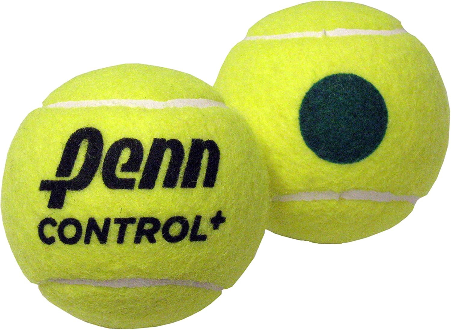 Penn Control Plus Tennis Balls - Youth Felt Green Dot Tennis Balls for Beginners, 1 Can 3 Balls : Sports & Outdoors