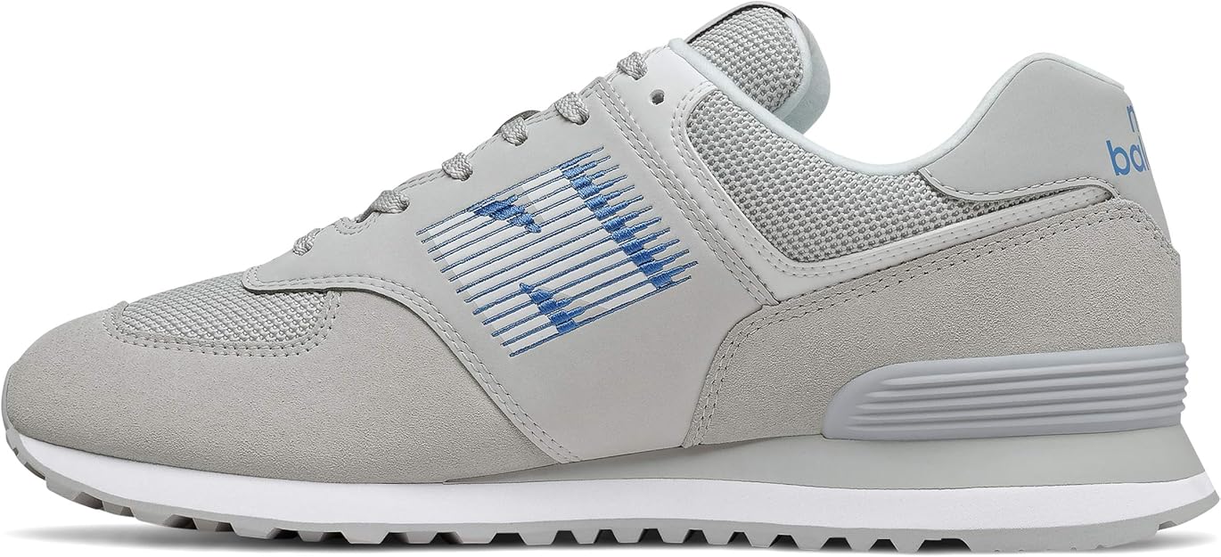 new balance 574 light slate with light aluminum