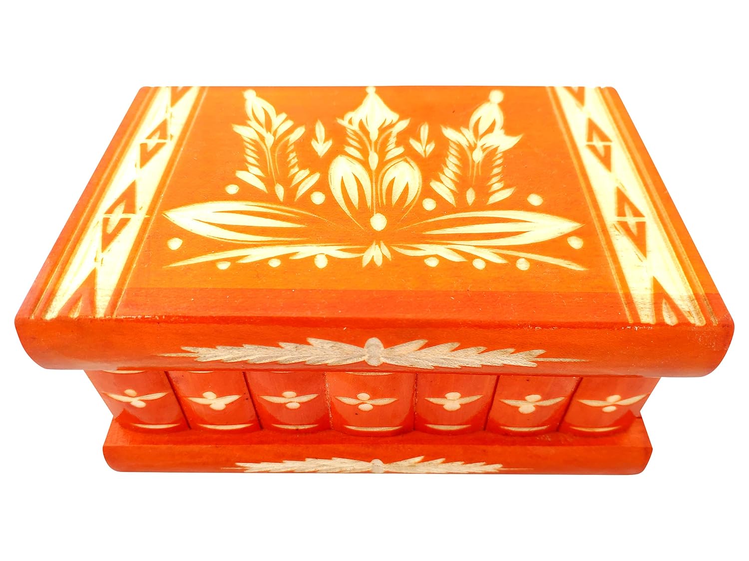 Handmade Wooden Puzzle Jewelry Box from Kalotart. One of a