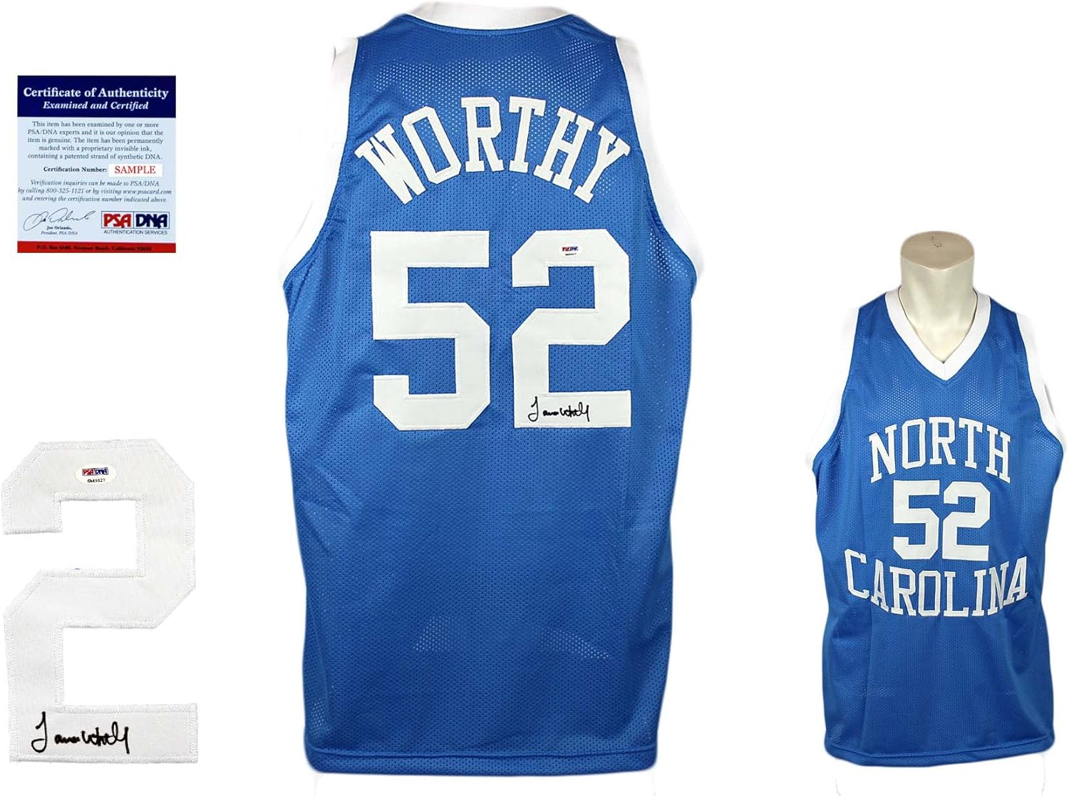 james worthy autographed jersey