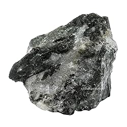 Green Tourmaline with Quartz Raw Crystals and