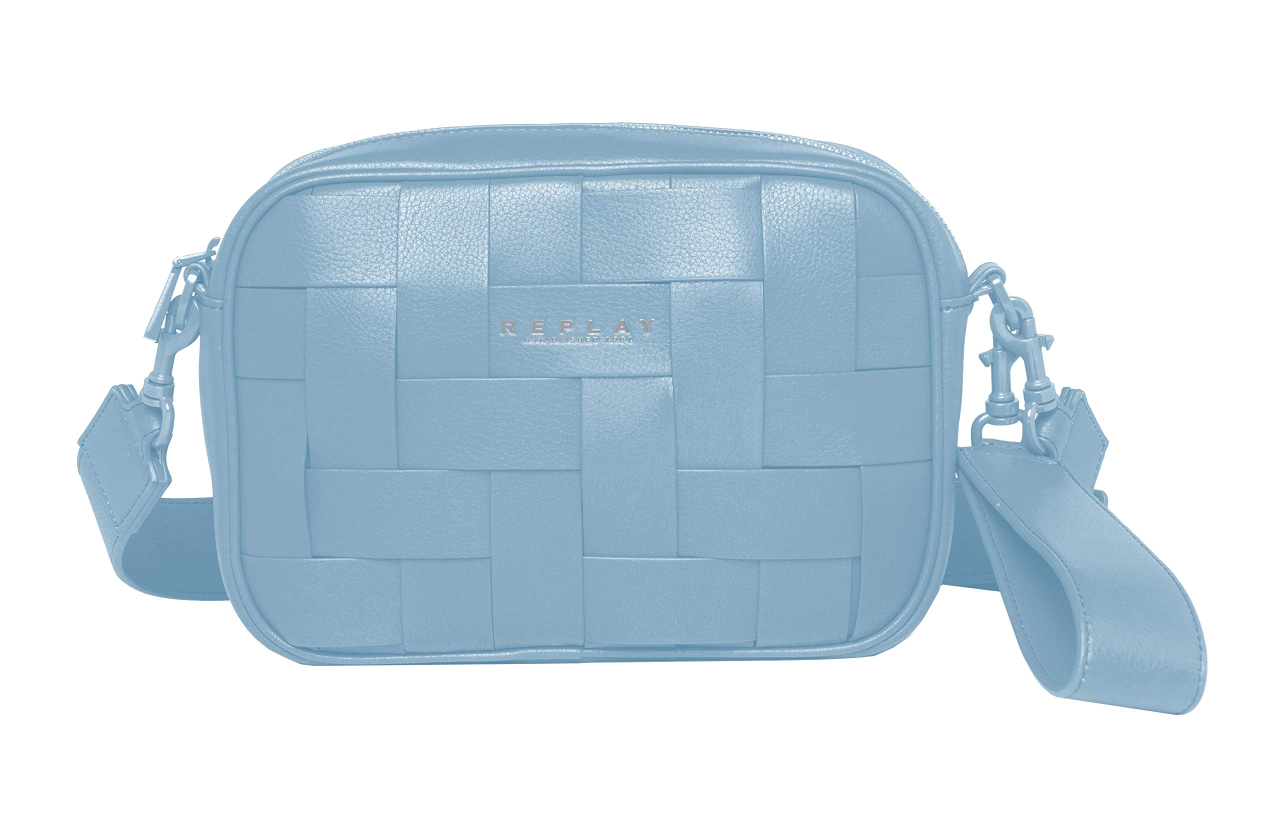 Replay Women's Fw3104 Shoulder Bag, 474 Cobalt Grey, UNIC