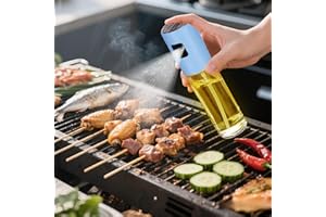 100ml/3.4 oz Oil Sprayer for Cooking, 2 in 1 Oil Dispenser for Kitchen, Olive Oil Dispenser Bottle for Kitchen Gadgets, Salad