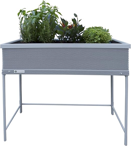 Huerto urbano Green Passion 90x45x80 cm.Color gris: Amazon.es: Jardín