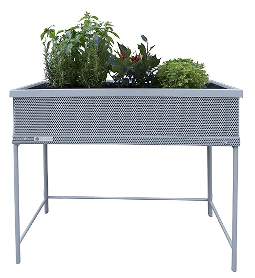 Huerto urbano Green Passion 90x45x80 cm.Color gris: Amazon.es: Jardín