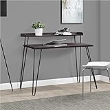 Ameriwood Home Haven Retro Desk with Riser, Espresso