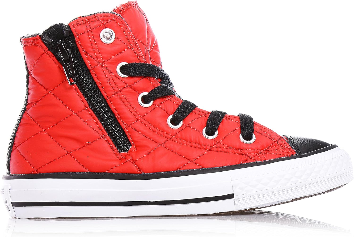 red converse black laces
