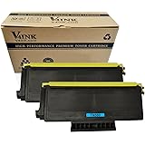 V4INK New Replacement for Brother TN650 TN580 Toner Cartridge for use with Brother HL-5370DW, HL-5340D, DCP-8065DN, HL-5240, HL-5250DN, 2 Pack Black