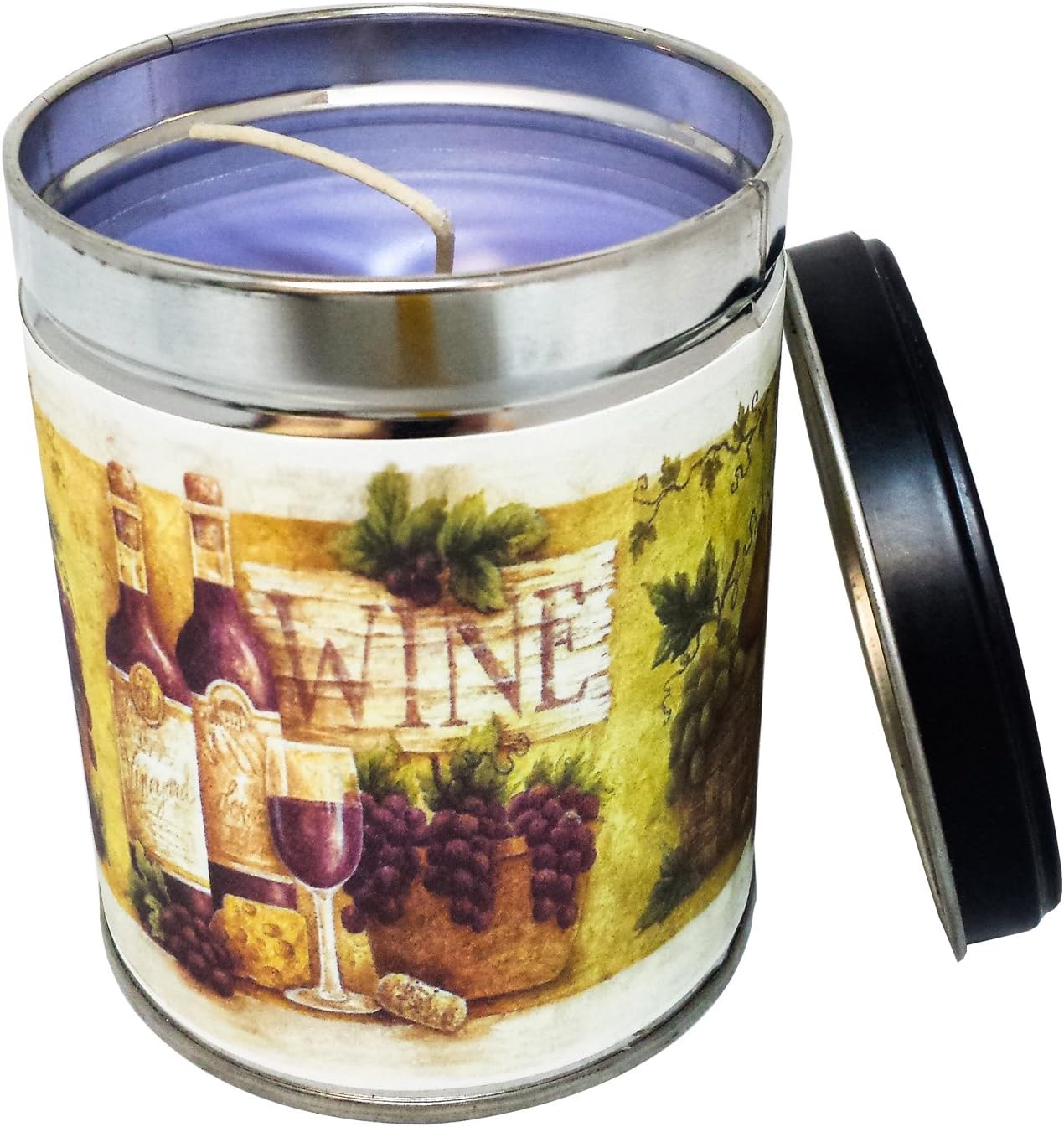 Tuscan Vineyard Scented Candle in 13 Ounce Tin with Vintage Wine